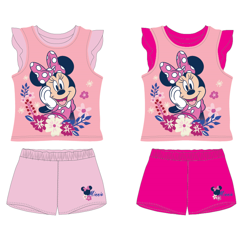 Minnie Disney T-Shirt + Kurzes Set