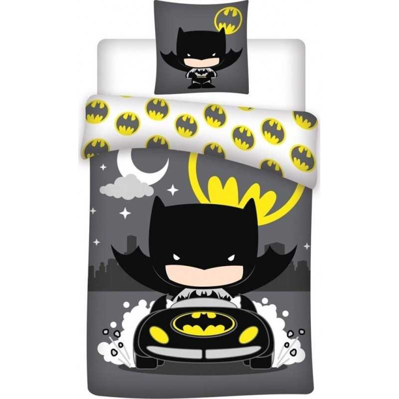 Batman - Parure de couette enfant- 1 housse de couette 140x200 + 1 ...