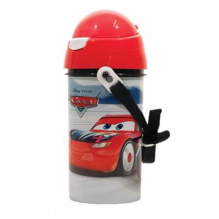 Cars Disney botella automática 500 ML, sistema antigoteo SYSTEM