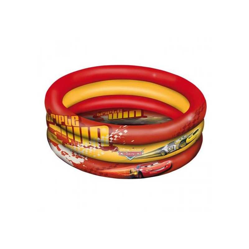 Piscina Ø150 cm 3 anillos - coches. -New discount.com