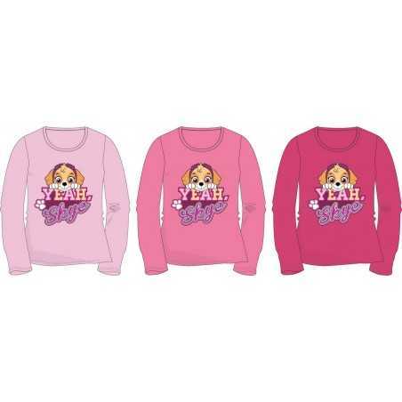 T-shirt manches Longues Paw Patrol en rose - New discount.com