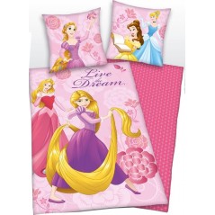 Princess Disney Duvet Cover Set + Princess Disney Pillow Cases, New...