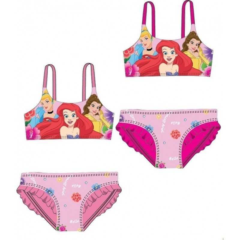 Disney Childrens/Kids Princess Pink Girls Bikini Set Age 3-6 Years
