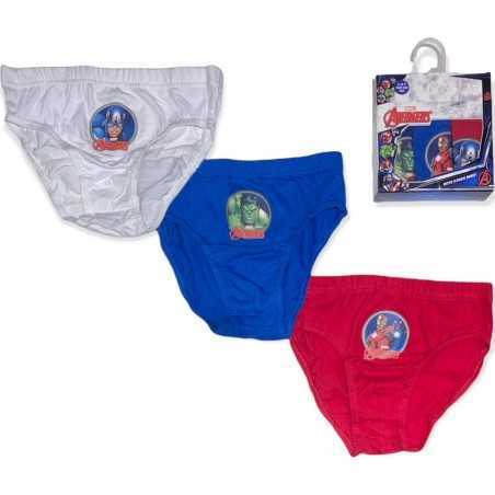 Caja de 3 Avengers Slips -New discount.com