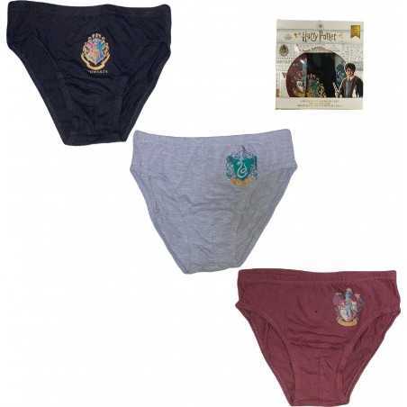 Caja de 3 bragas de Harry Potter -New discount.com