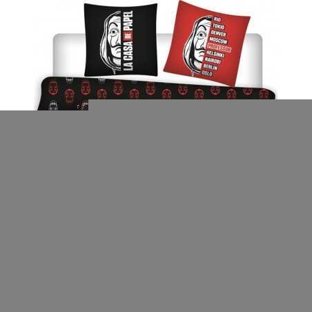 Housse de couette La Casa de Papel - 240 X 220 Cm - New discount.com