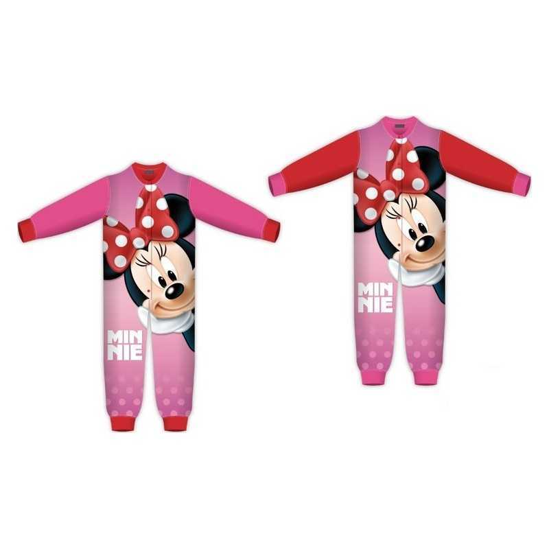 Minnie Disney Fleece Strampler in Koralle - New discount.com
