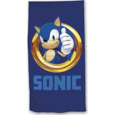 Toalla de playa Sonic de algodón -New discount.com