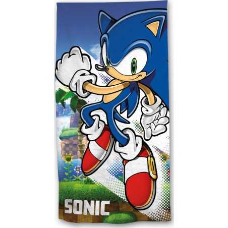 Drap de plage ou Seviette de bain Sonic en coton - New discount.com