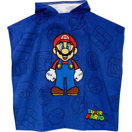 Poncho de bain Super Mario a capuche - New discount.com