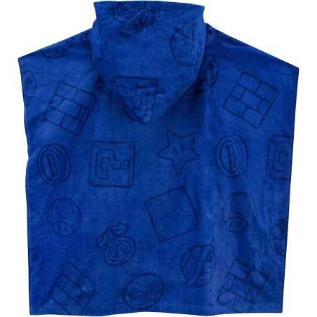 Super Mario Swim Poncho con capucha