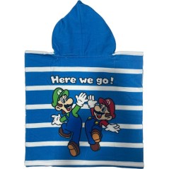 Felpa con cappuccio Super Mario Swim Poncho