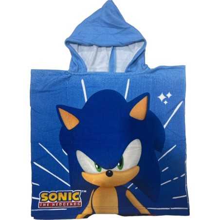 Sonic Swim Poncho con capucha -New discount.com