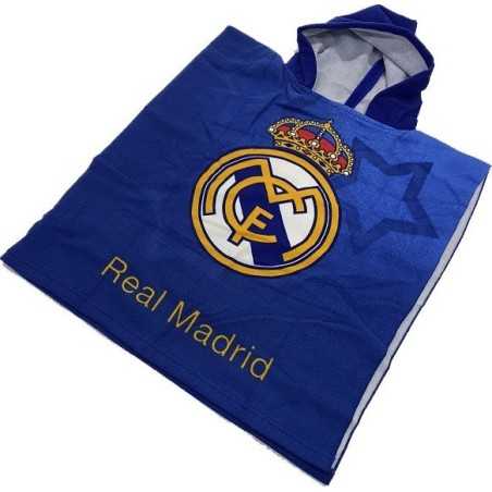 Real Madrid Swim Poncho con capucha