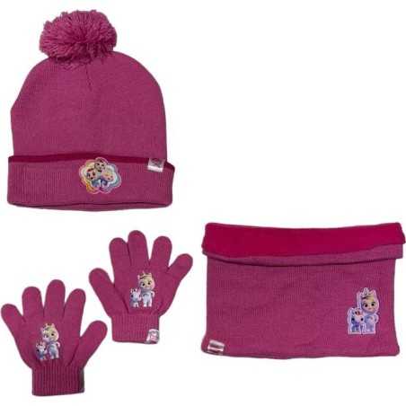 Set 3 piezas gorro + redecilla + guantes Cry Babies -New discount.com