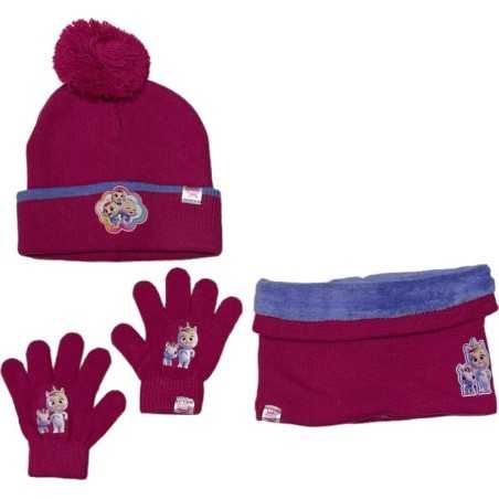 Set 3 piezas gorro + redecilla + guantes Cry Babies