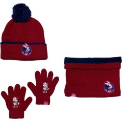 Set 3 piezas gorro + redecilla + guantes Minnie Disney -New discoun...