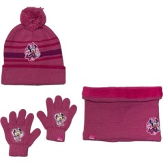 Set 3 piezas gorro + redecilla + guantes Minnie Disney -New discoun...