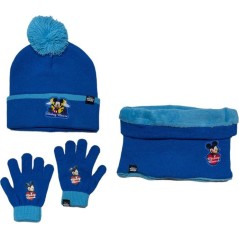 Set 3 piezas gorro + redecilla + guantes Mickey Disney -New discoun...