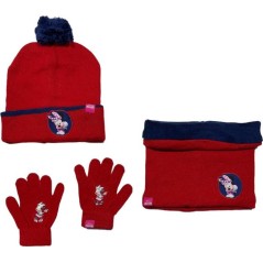 Set 3 pièces Bonnet + Snood + gants Minnie Disney - New discount.com