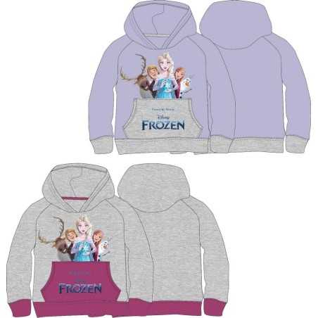 Felpa con cappuccio Frozen Disney con 2 tasche - New discount.com
