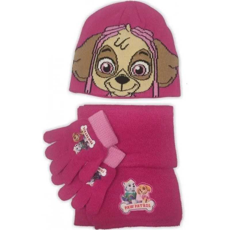 Set 3 pièces Paw Patrol bonnet + gants + echarpe Paw Patrol - New d...