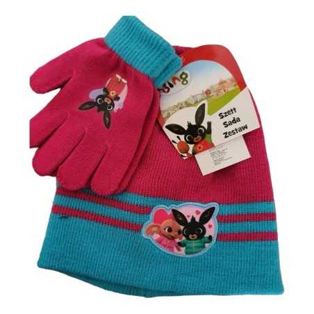Set 2 pièces bonnet + gants Bing