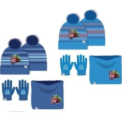 Set 3 pièces Bonnet + snood + gants Avengers Marvel, New discount.c...