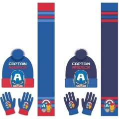 Set 3 pièces Avengers bonnet + gants + echarpe Avengers- 780-568 -N...