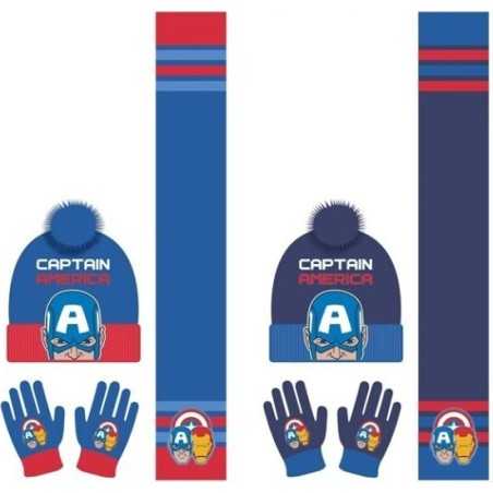 Set 3 pièces Avengers bonnet + gants + echarpe AvengerS - New disco...