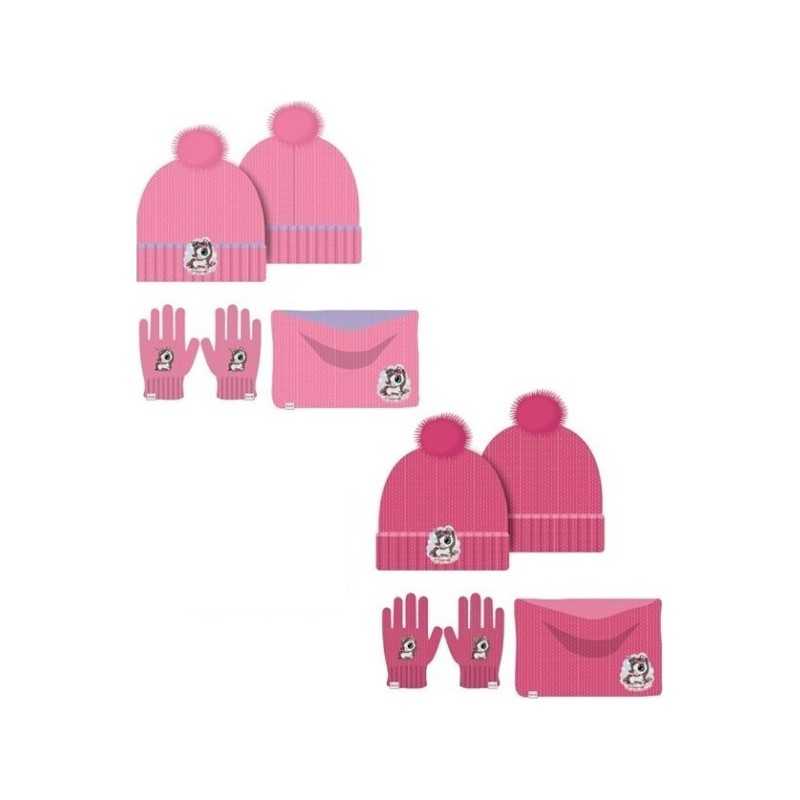 Set 3 pezzi Cappello + Scaldacollo + Guanti Unicorno - New discount...