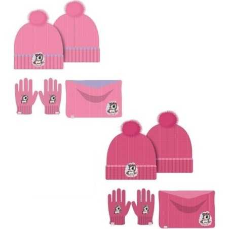 Set 3 pièces Bonnet + Snood + gants Licorne - New discount.com