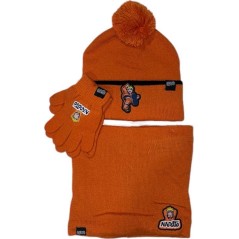 Set 3 piezas gorro + redecilla + guantes Naruto -New discount.com