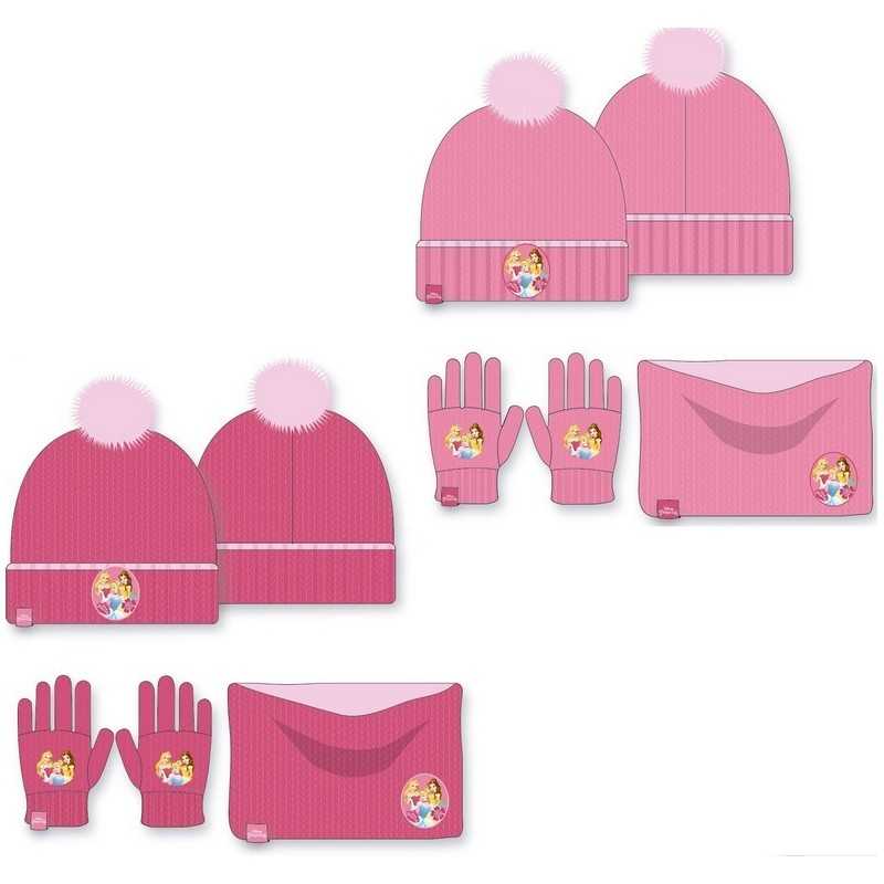 Set 3 pezzi Cappello + Scaldacollo + Guanti Princess Disney - New d...