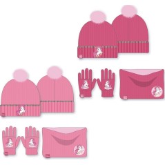 Set 3 pièces Bonnet + Snood + gants Licorne - New discount.com