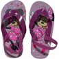Minnie Disney flip flops with elastic strap