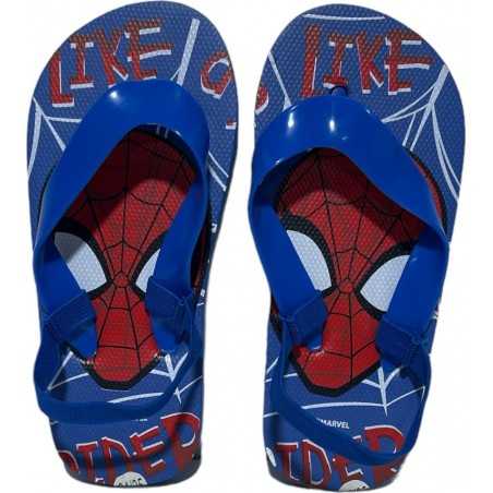Chanclas Spiderman con tira elástica -New discount.com