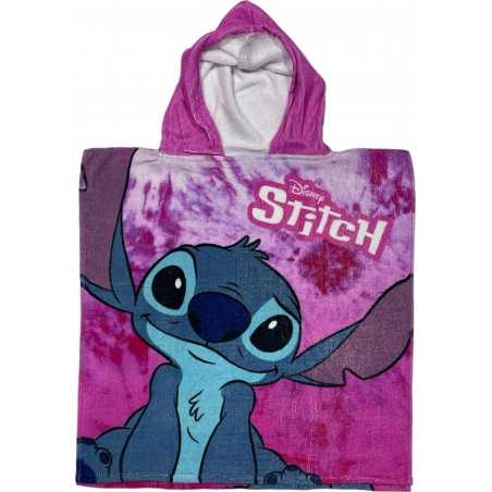 Poncho de baño con capucha de algodón Stitch Disney -New discount.com