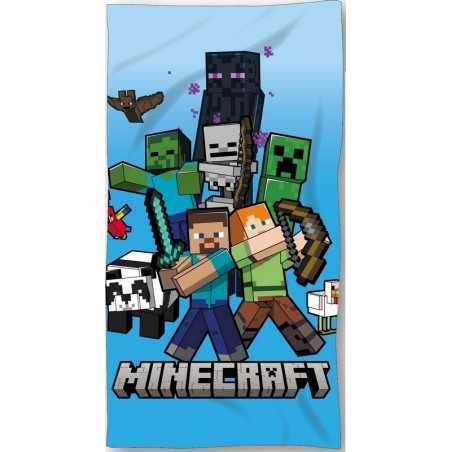 Drap de plage ou Serviette de bain Minecraft - New discount.com