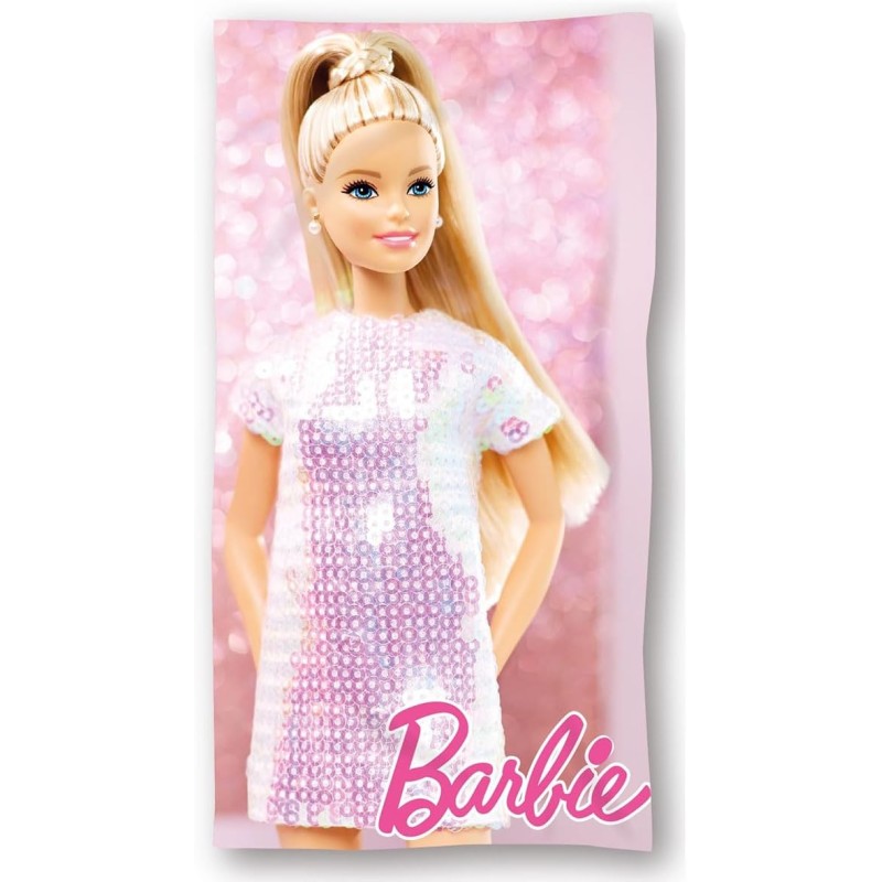 Drap de plage ou drap de bain Barbie - New discount.com