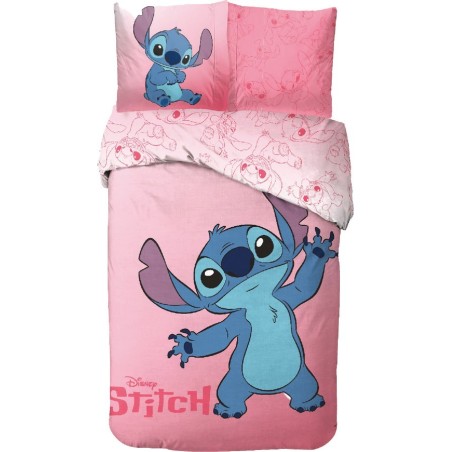 Parure housse de couette Lilo and Stitch En coton - New discount.com