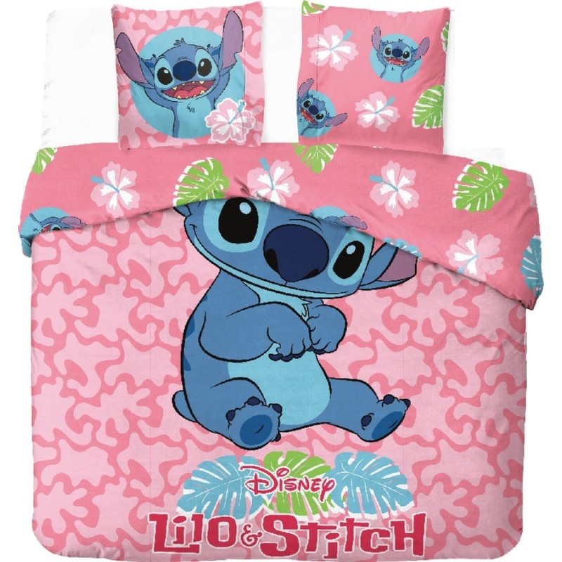Parure de lit Stitch 2 Personnes Stitch Disney en coton - New disco...