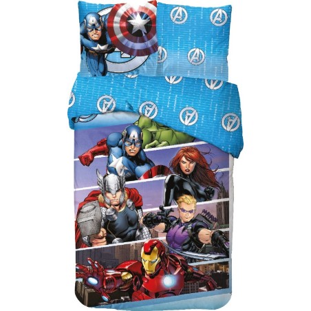 Parure de lit Avengers Marvel en Coton - New discount.com