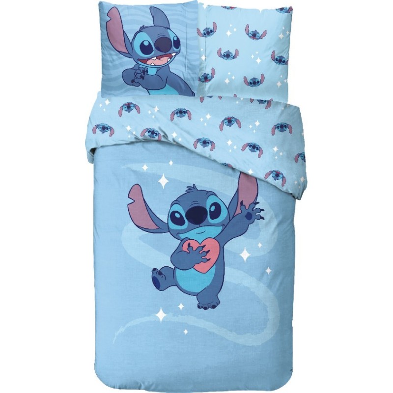 Stitch duvet cover set In cotton, New discount.com, Nouveautés chez...