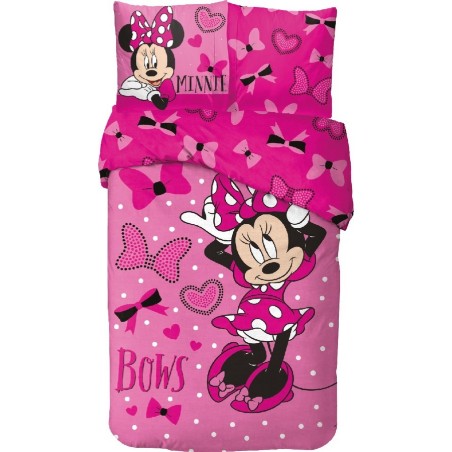 Parure housse de couette Minnie Disney En coton - New discount.com