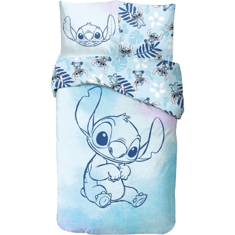 Juego de funda nórdica Stitch en algodón -New discount.com