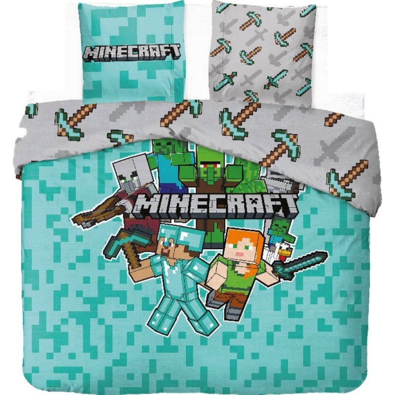 Minecraft duvet cover - 1 duvet cover, New discount.com, Nouveautés...