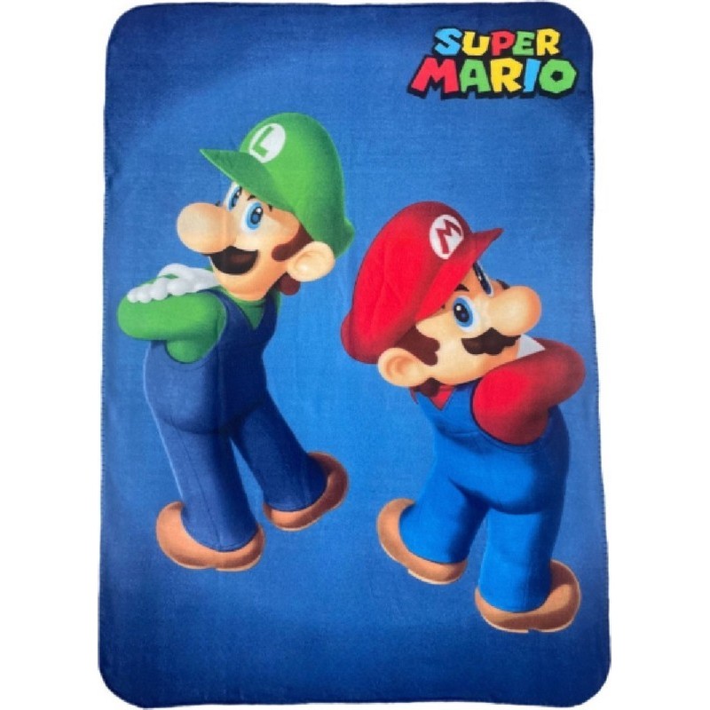 Super Mario Bros Fleece Blanket, New discount.com, Nouveautés chez ...