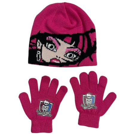 Conjunto de guantes y gorro Monster High -New discount.com