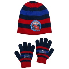 Set 2 pièces Spiderman bonnet et gants Spiderman - New discount.com